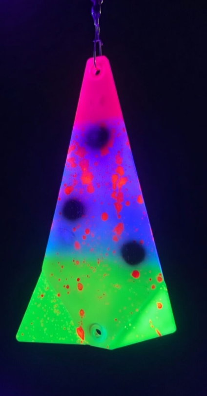 Colorful custom fishing lures